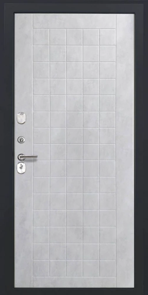 Входная дверь ДвериПРО L-Термо серебро ФЛ-256 (10мм, бетон снежный) DPRO200992 внутренняя сторона